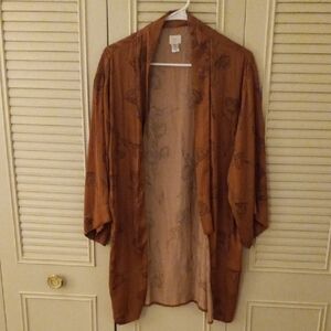 A New Day Women's Kimono Top - Rust Brown